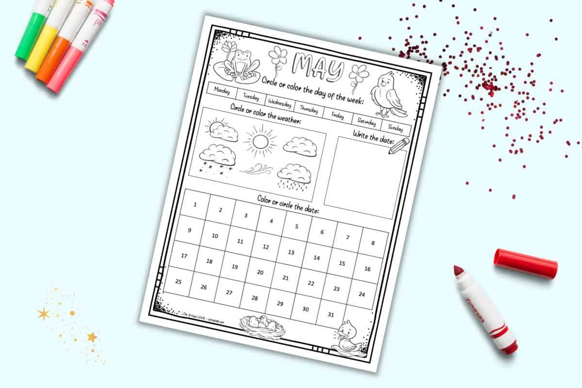 Free Printable May Worksheets