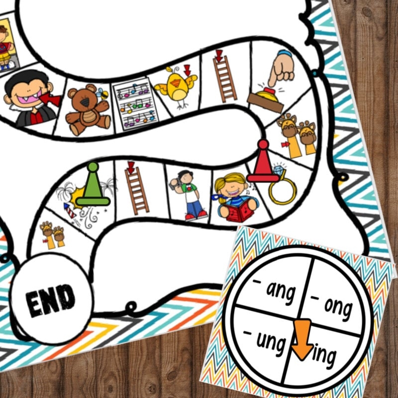 FREE Printable Ng Sound Words Rhyming Game Free Printable 