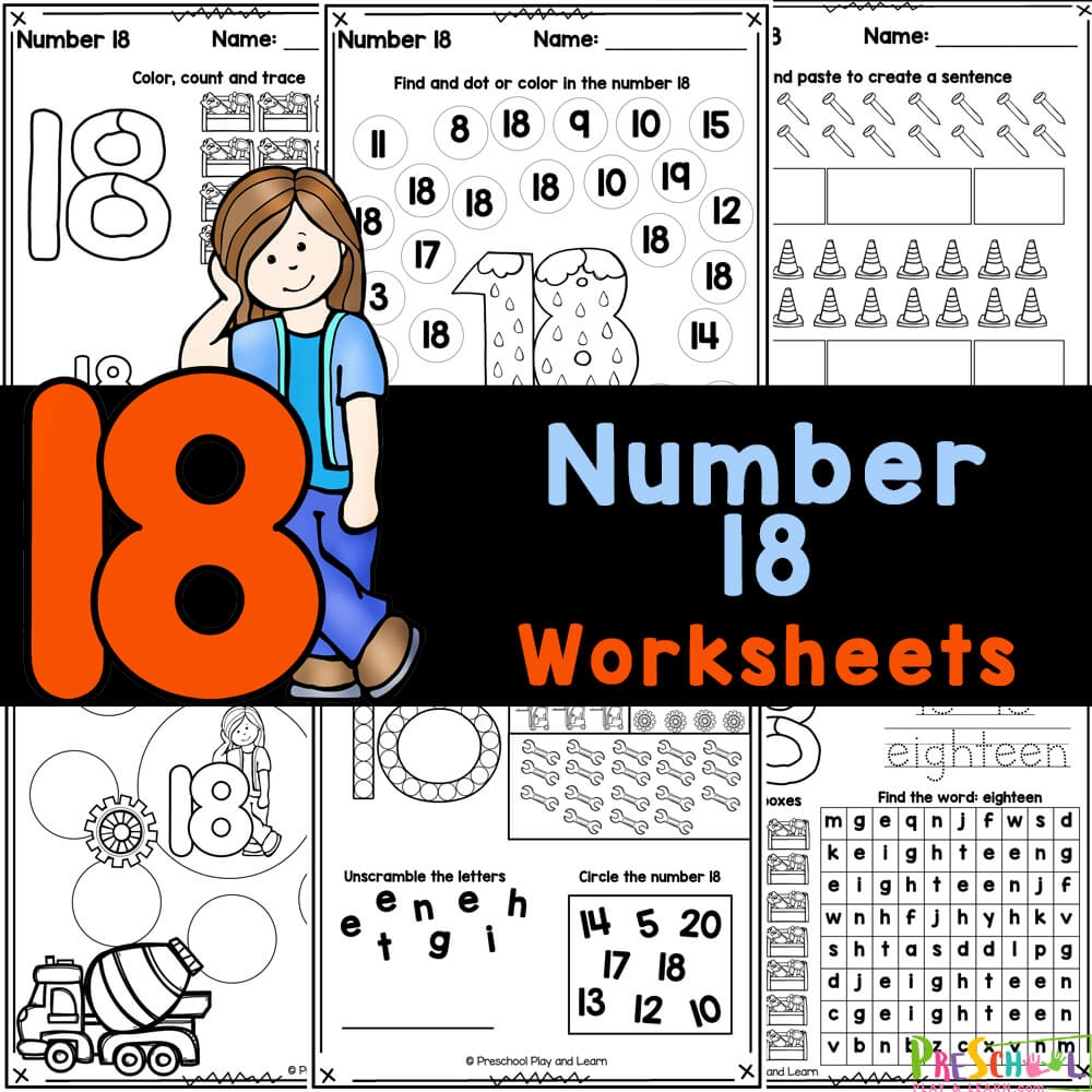 Free Printable Number Trace Worksheets