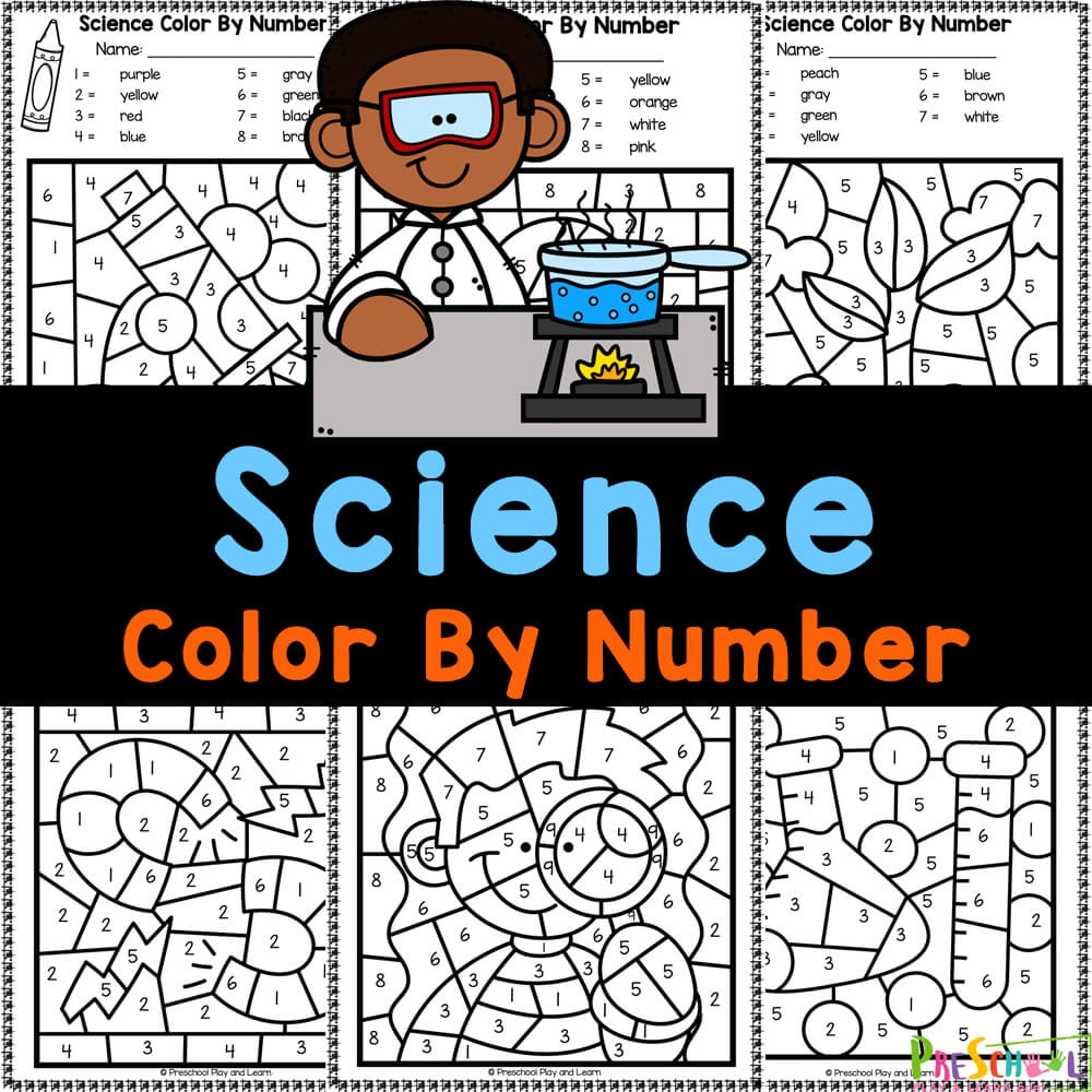 Free Printable Color By Numbers Worksheets