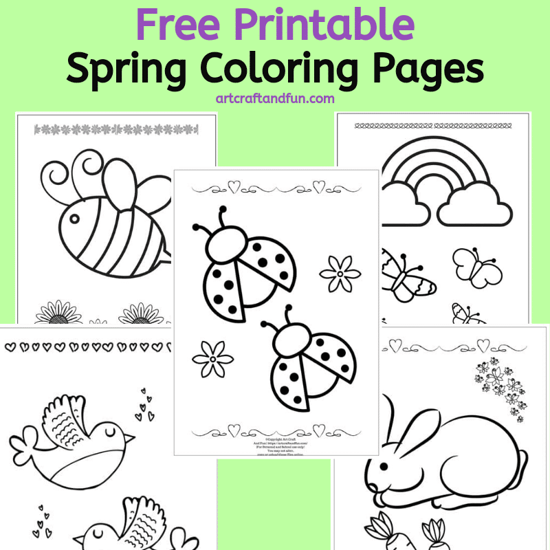 Free Printable Spring Worksheets For Preschool