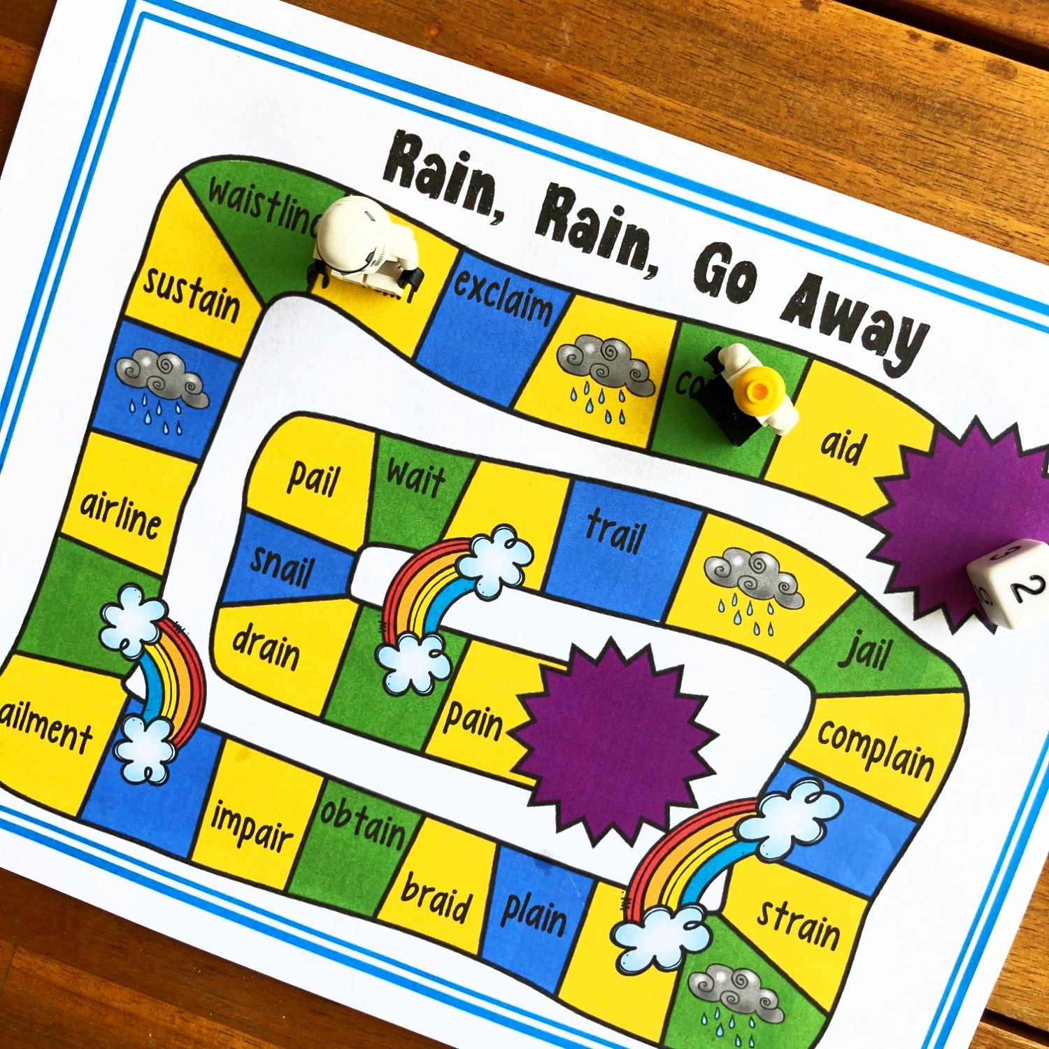 Free Printable Ai Ay Phonic Worksheets