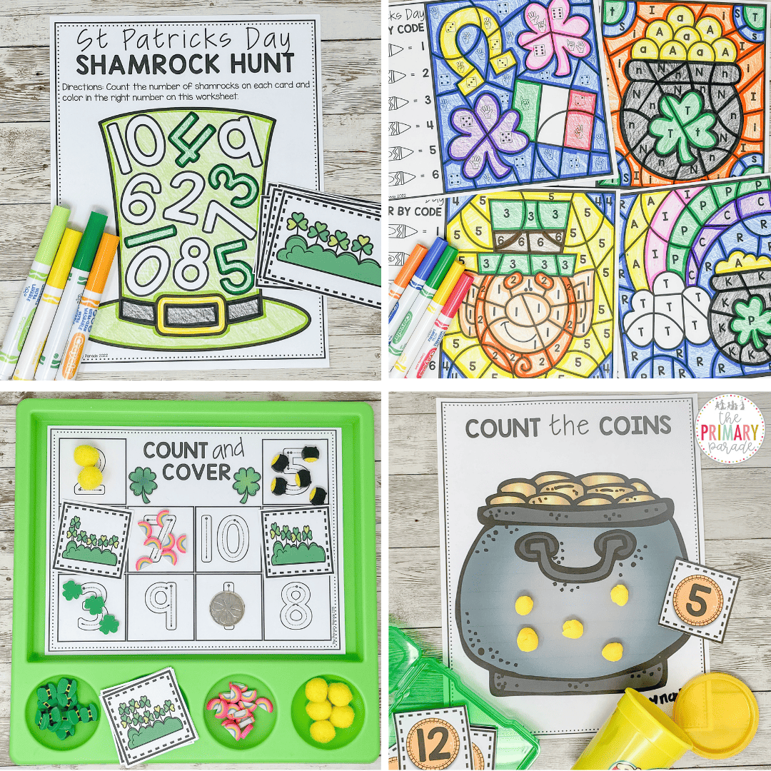 Free Printable Shamrock Worksheets