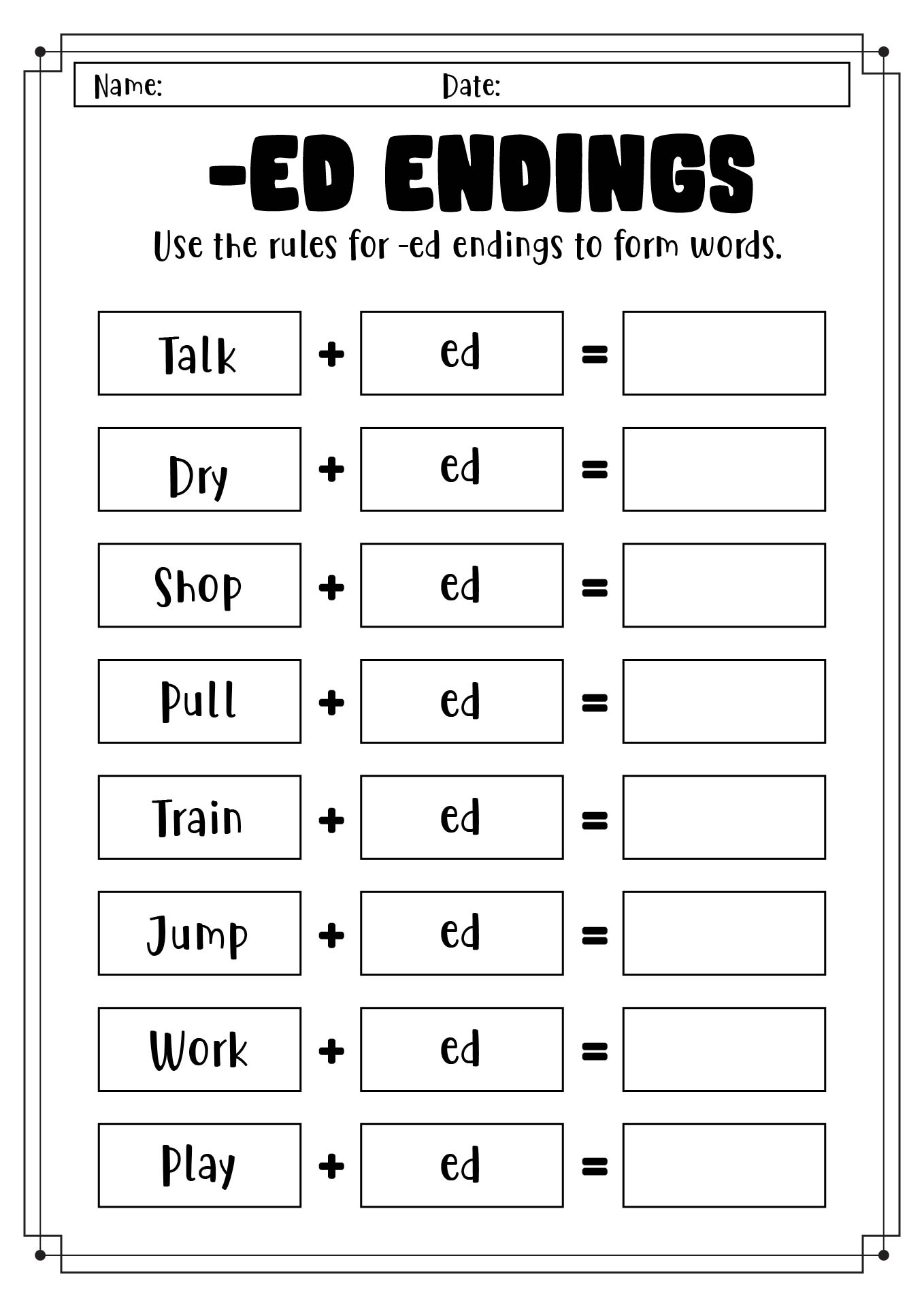 FREE Printable Three Sounds Of Ed Worksheets Worksheets Library