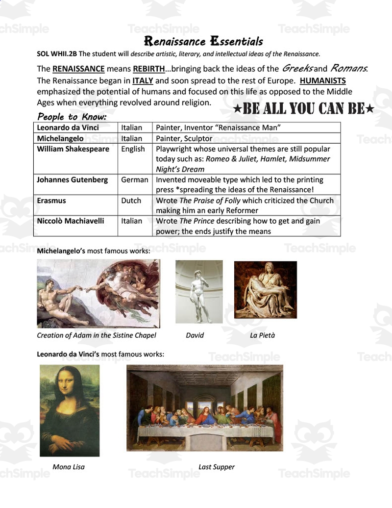 Free Renaissance Worksheet Download Free Renaissance Worksheet Png Images Free Worksheets On Clipart Library