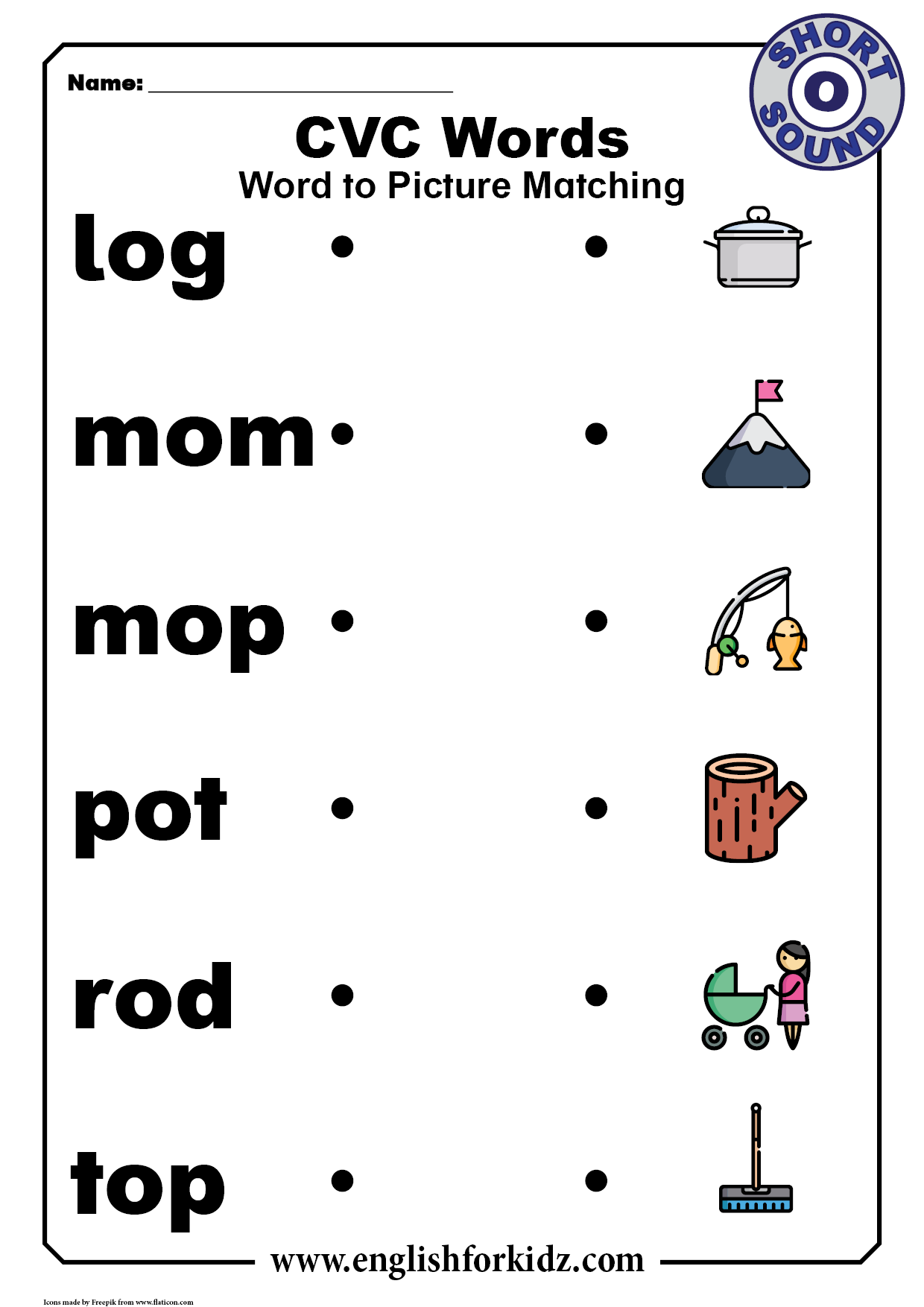 Free Short o Middle Sound Worksheet Free Worksheets Worksheets Library