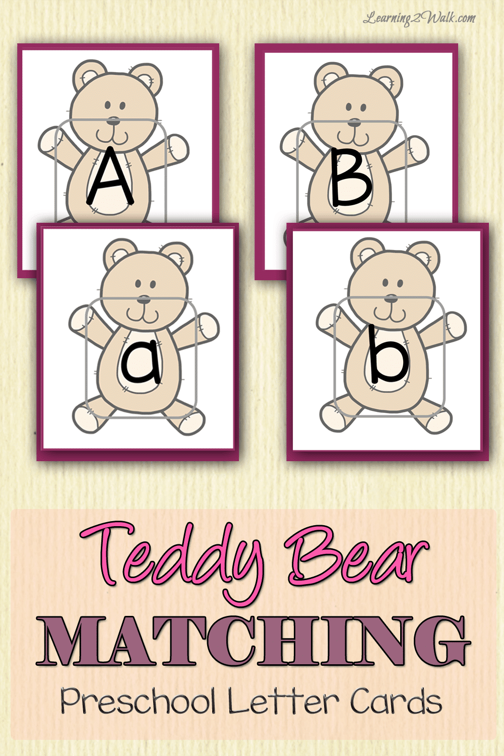 Teddy Bear Preschool Worksheet Printable Free