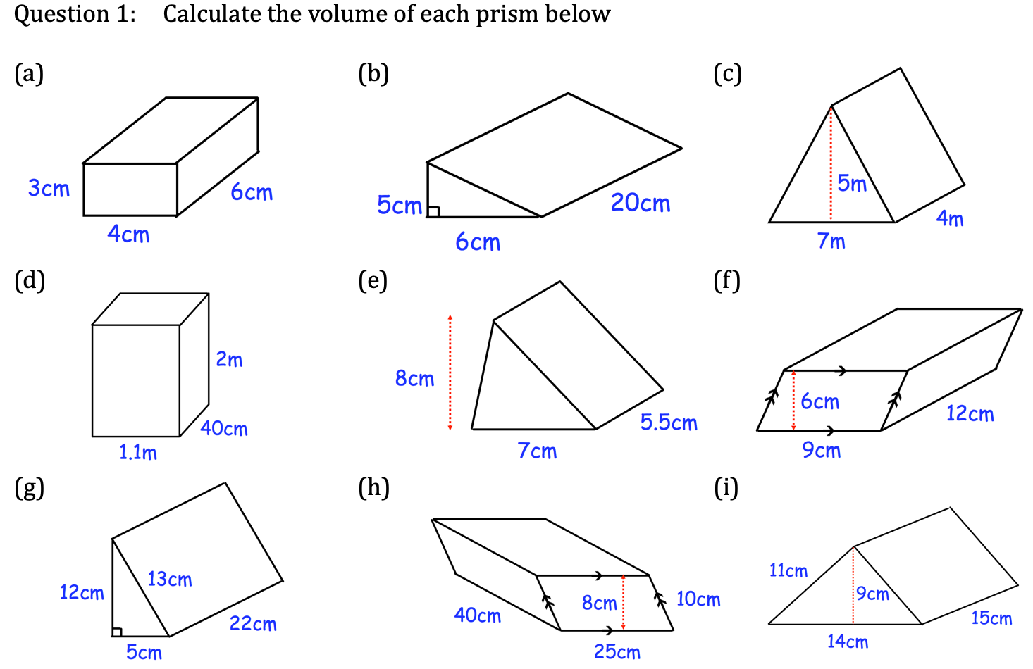 Free Volume Of Prisms And Cylinders Worksheet Download Free Volume Of Prisms And Cylinders Worksheet Png Images Free Worksheets On Clipart Library