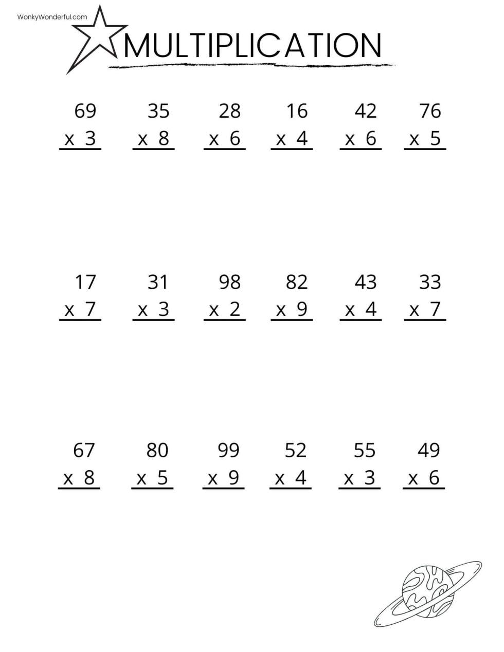 Free Printable Functional Math Worksheets