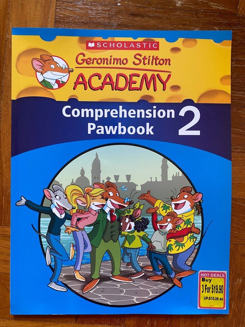 Geronimo Stilton Book Comprehension Pawbook Hobbies U0026 Toys Books U0026 Magazines Children s Books On Carousell