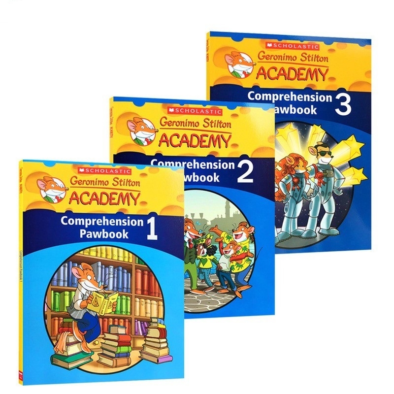 Geronimo Stilton Comprehension Pawbooks 1 3 Fun To Read Book Outlet