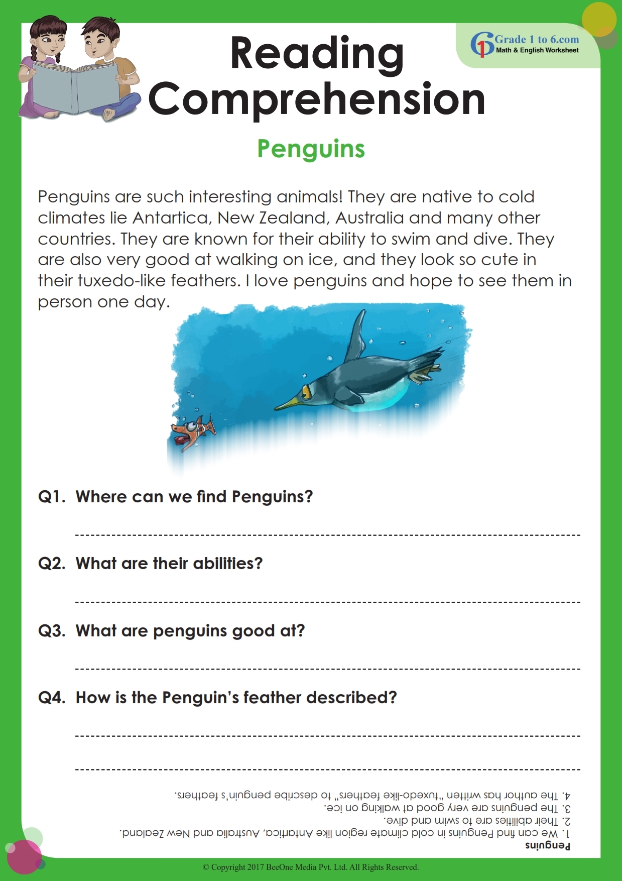 Grade 1 English Workbook For PYP Common Core Cambridge Teaching Resources