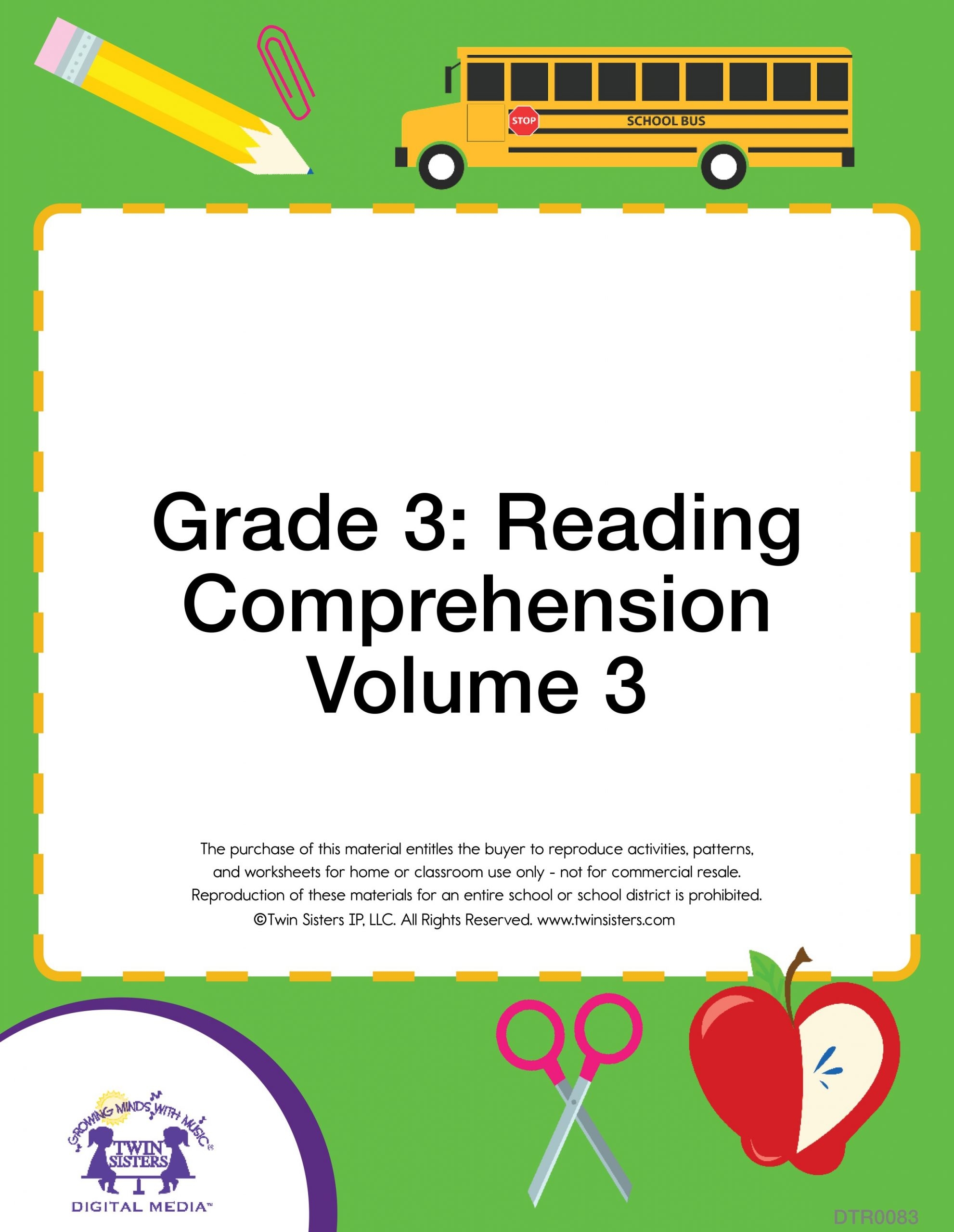 Circle Grade 3 Reading Comprehension Worksheets