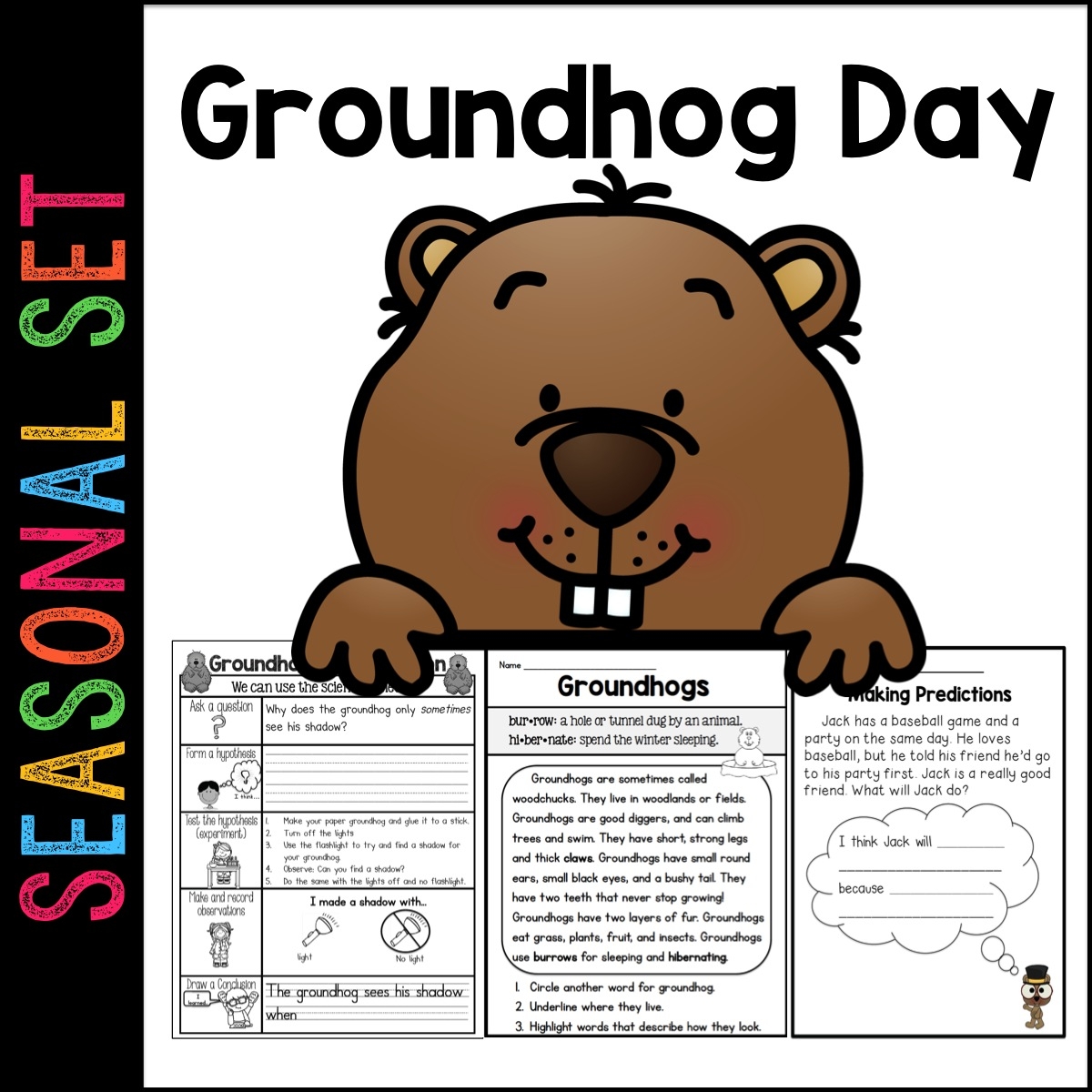 Groundhog Day Unit Sarah s Teaching Snippets