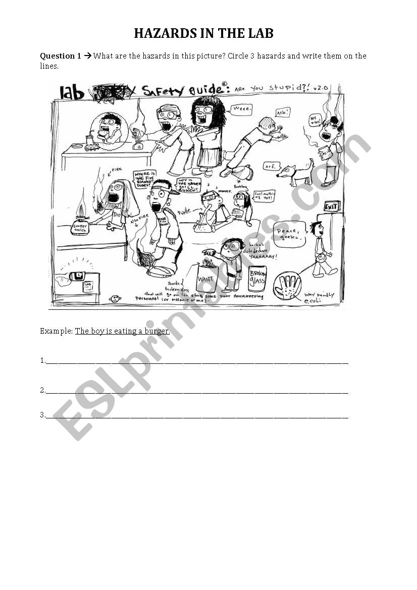 Free Printable Lab Safety Worksheets