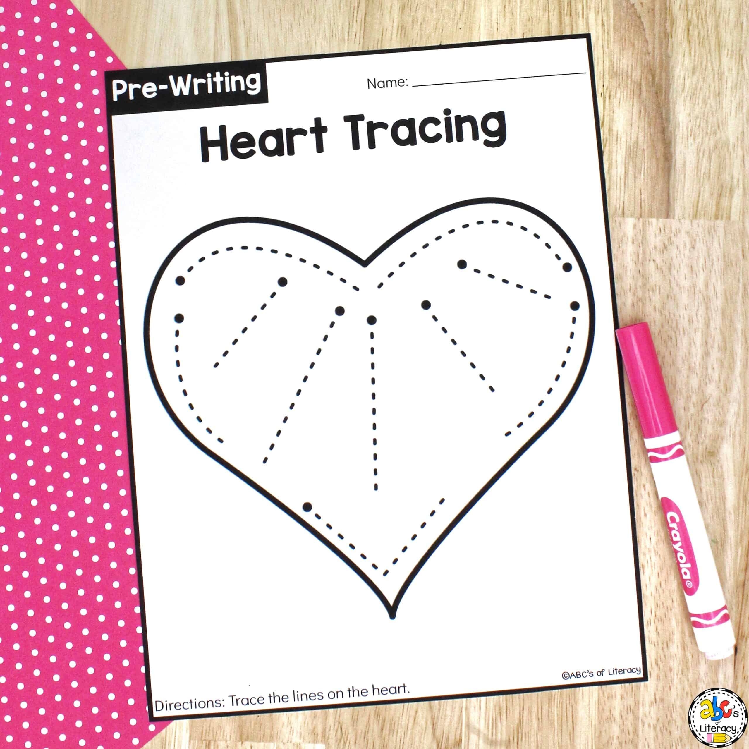 Heart Worksheet Preschool Free Printable