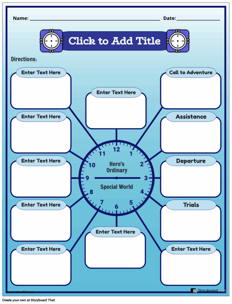 Hero s Journey Worksheets 16 Free Charts U0026 Activities