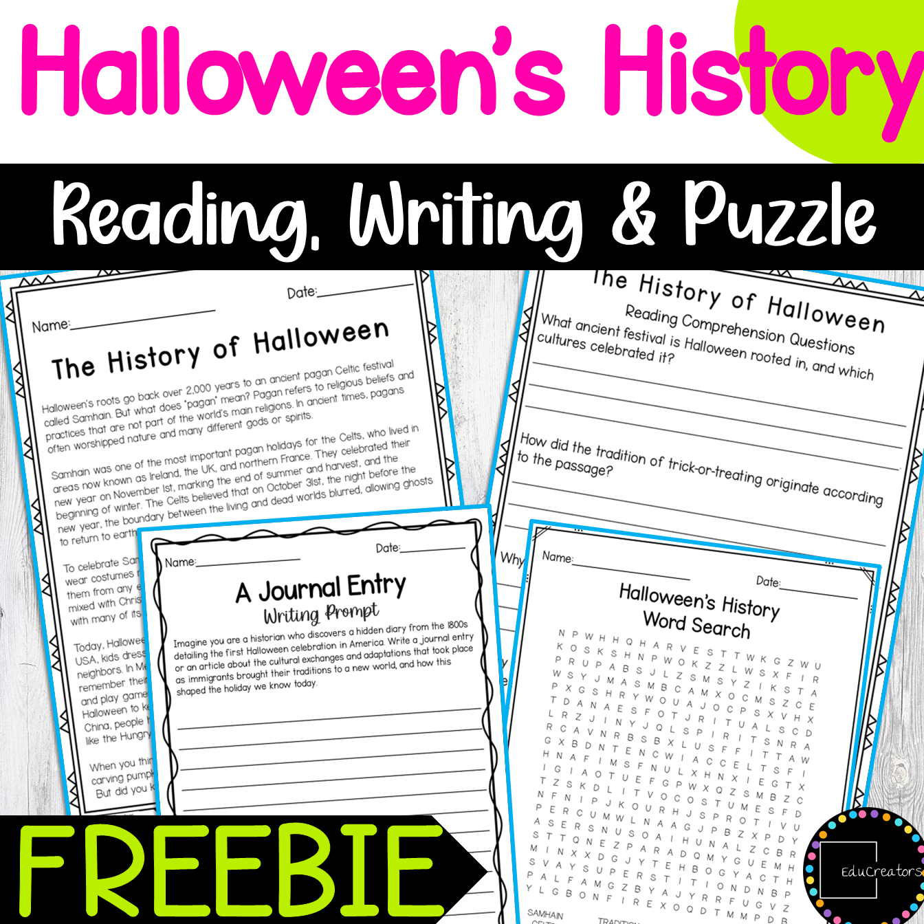 3rd Grade History Reading Comprehension Worksheets