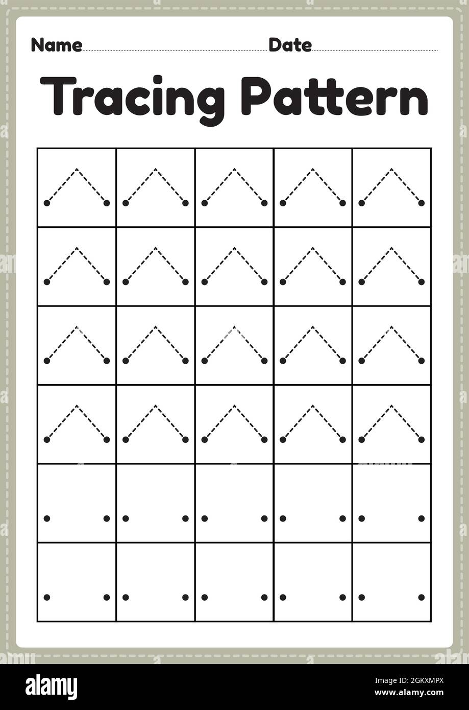 Home School Worksheets Stock Vector Images Alamy