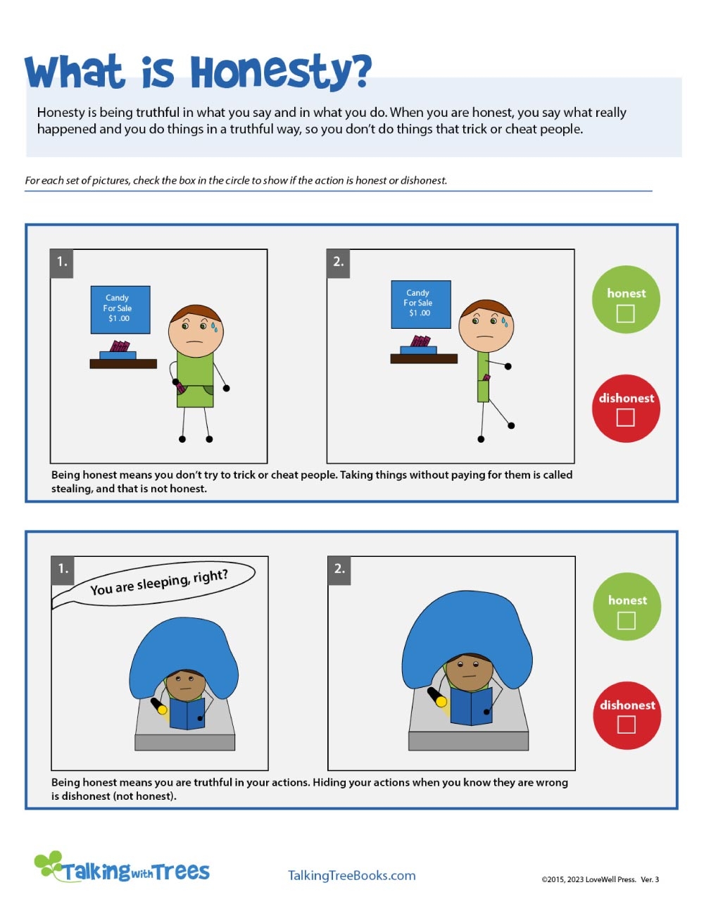 Honesty Worksheets And Teaching Resources