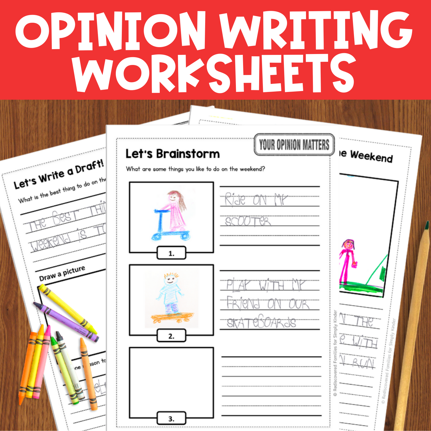 How To Teach Opinion Writing In Kindergarten Simply Kinder