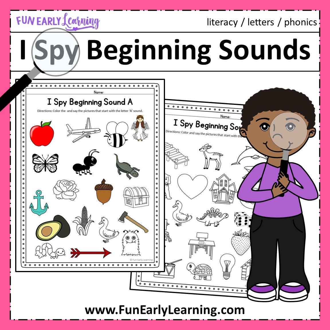 Free Printable Phonics Worksheets Pre K