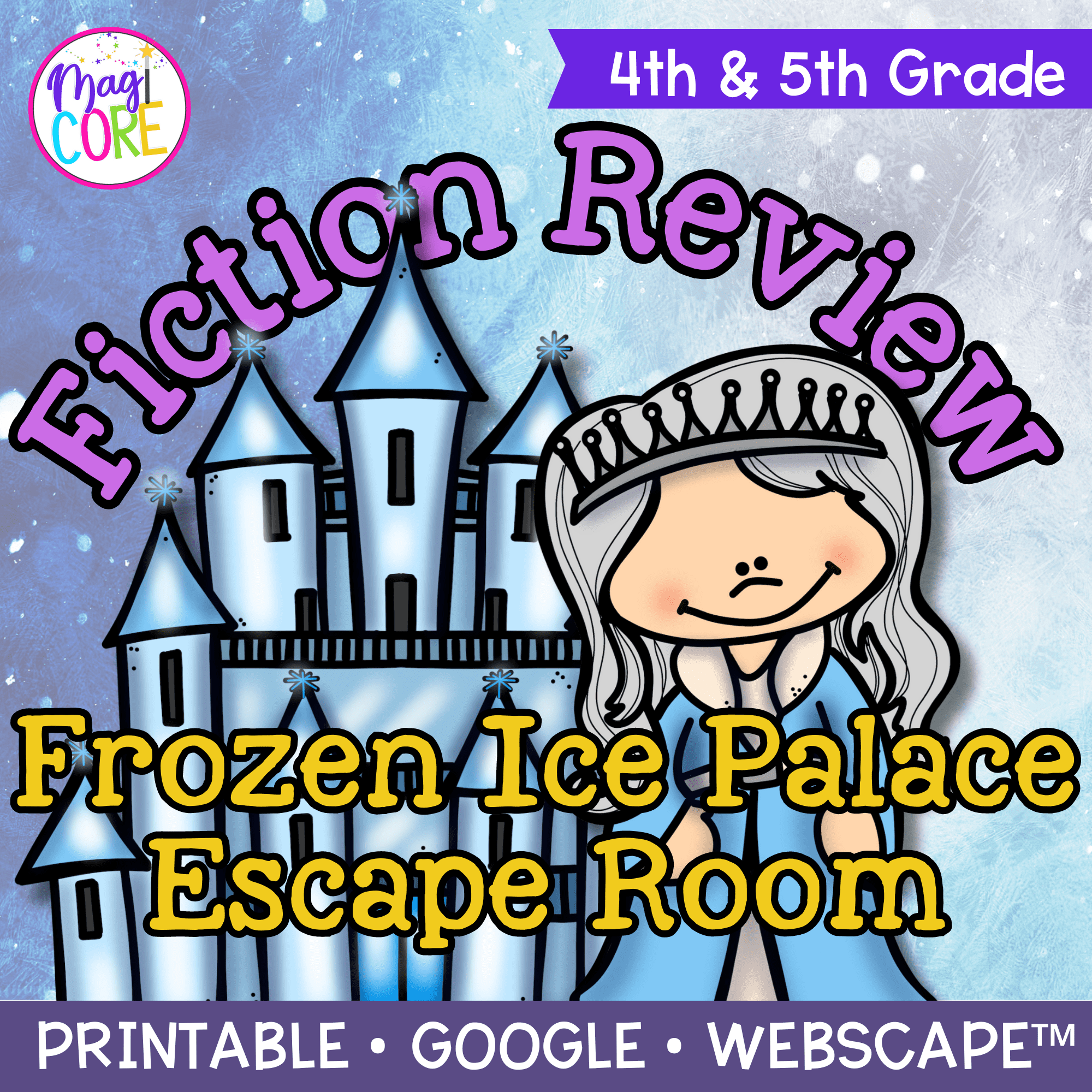 Ice Palace Fiction Review Escape Room 4th U0026 5th Grade MagiCore
