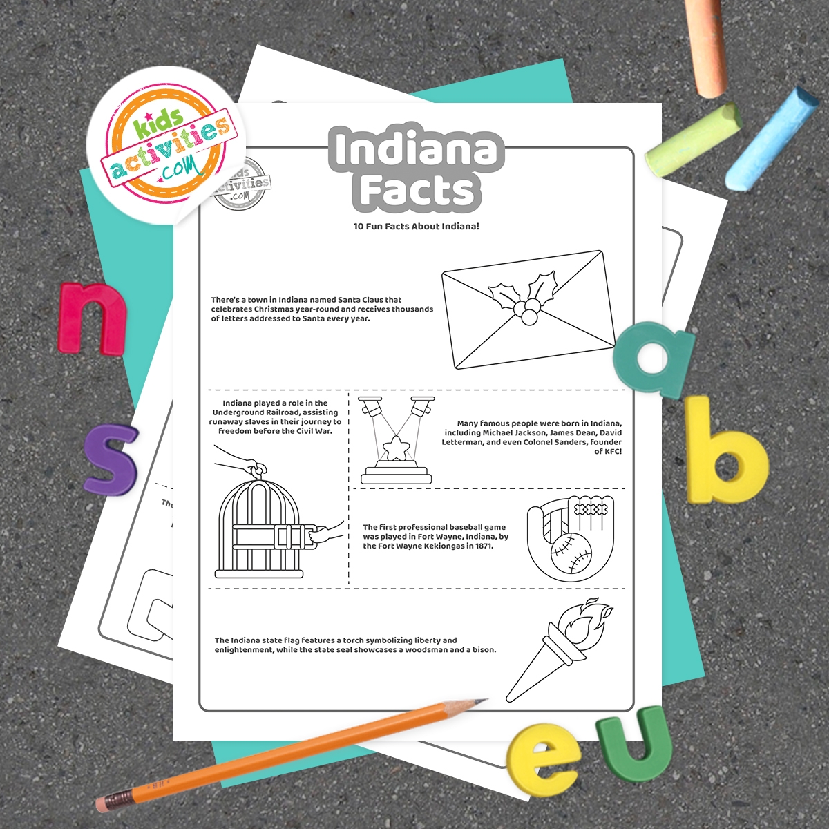Interesting And Fun Facts About Indiana Kids Activities Blog