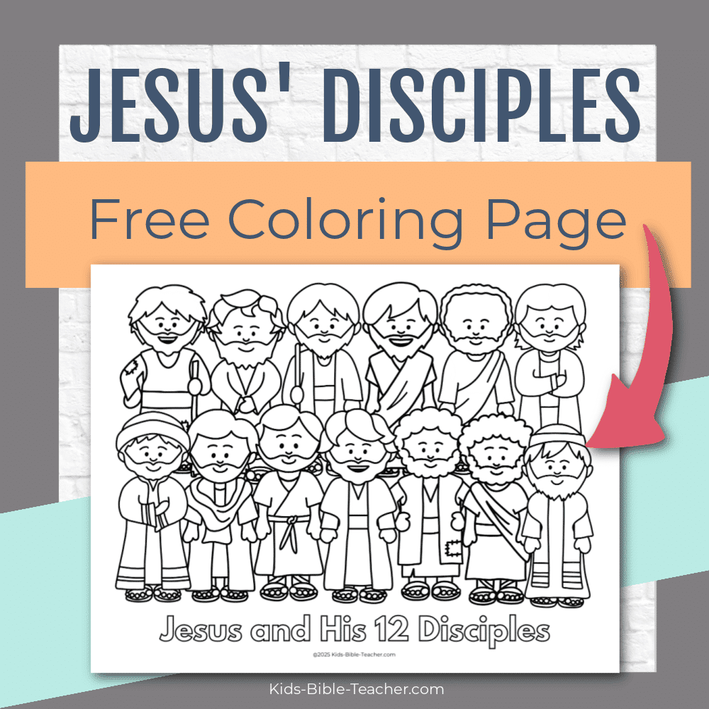 Free Printable 12 Disciples Worksheet