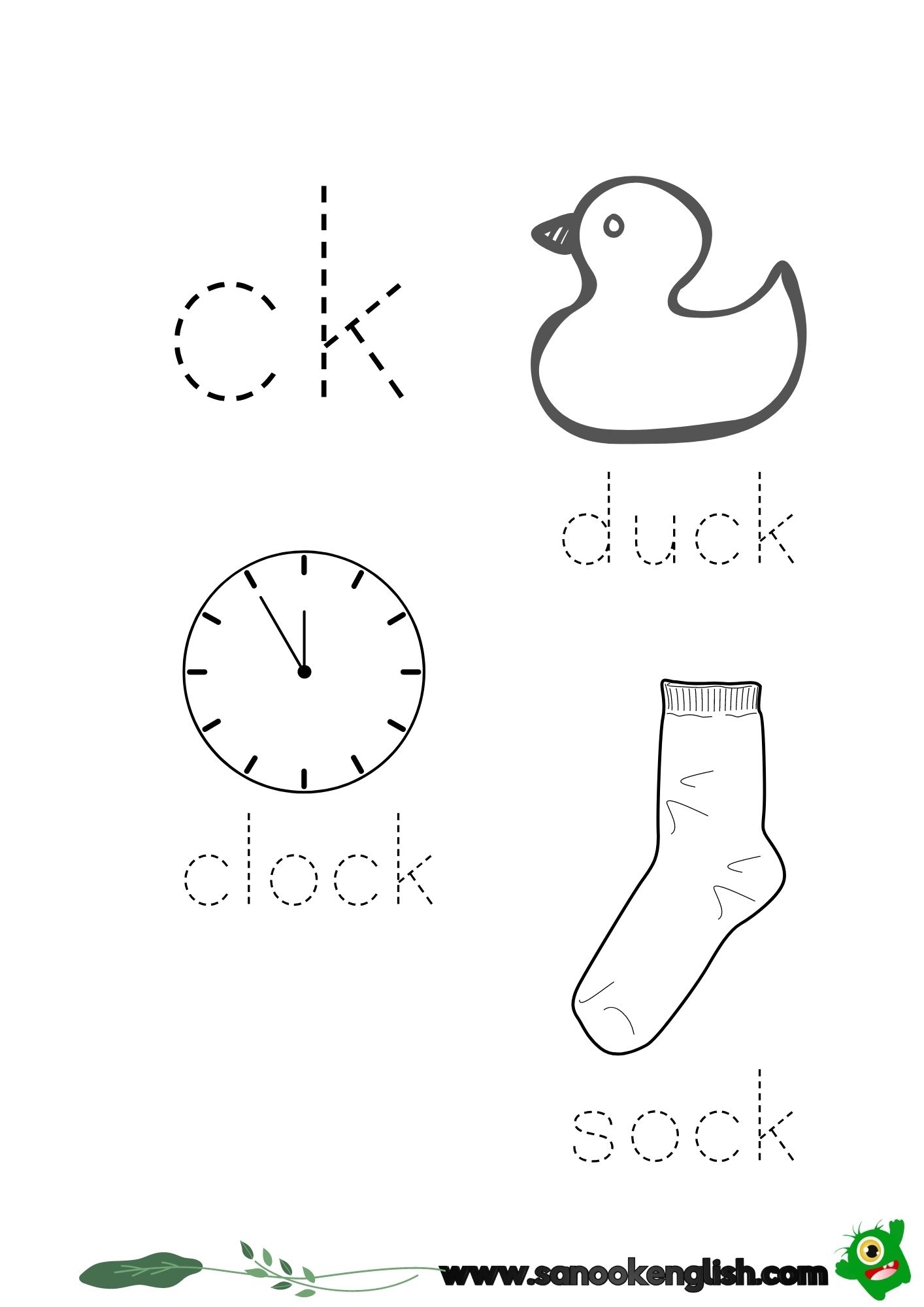 Kindergarten Lesson 41 Letter Ck Prepositions Free 