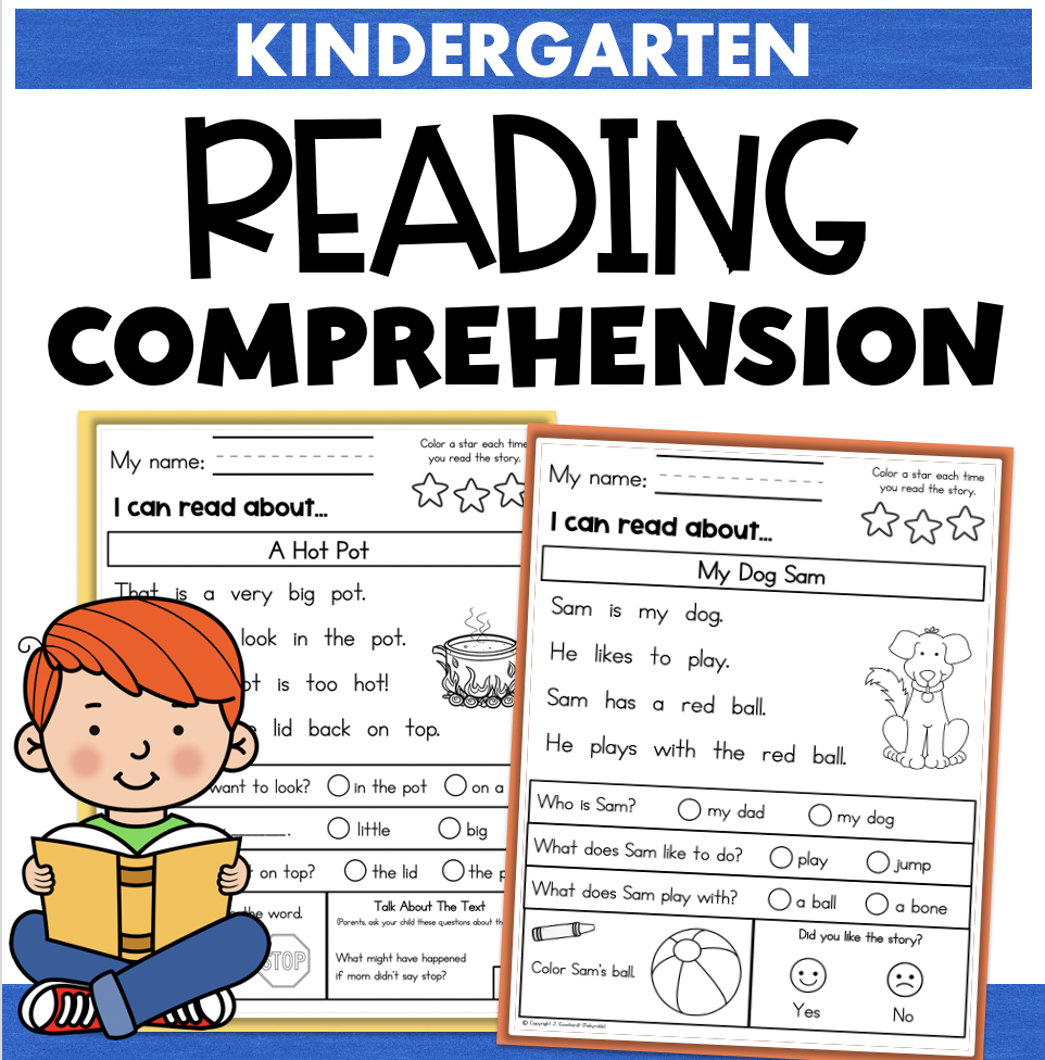 Kindergarten Reading Comprehension Decodable Passages Made By 