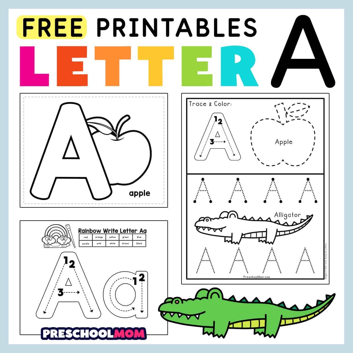 Nursery Free Printable Worksheets