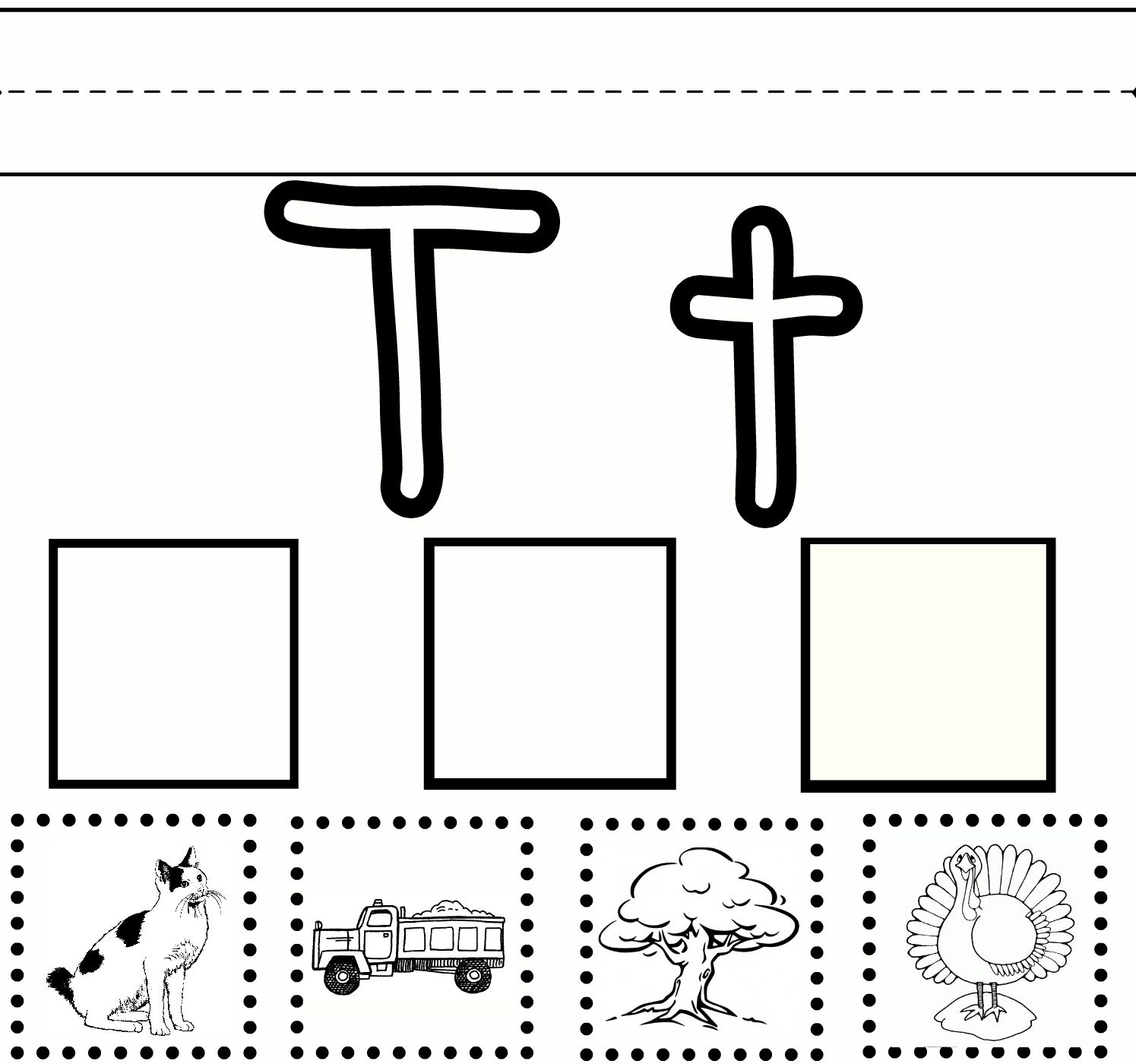 Letter T Preschool Printables Preschool Mom Worksheets Library