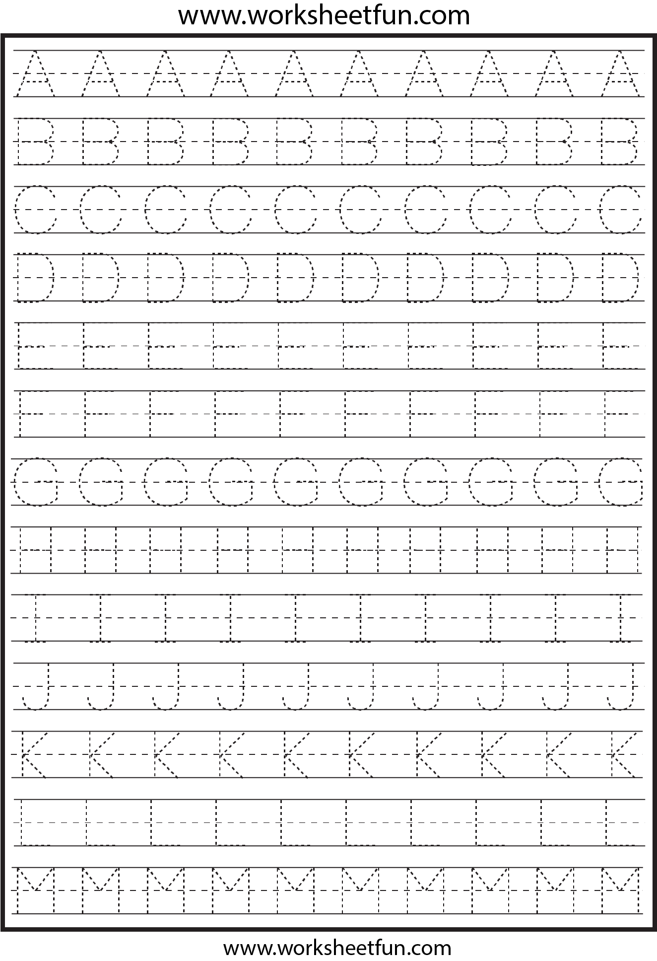 Letter Tracing 2 Worksheets FREE Printable Worksheets Worksheets Library