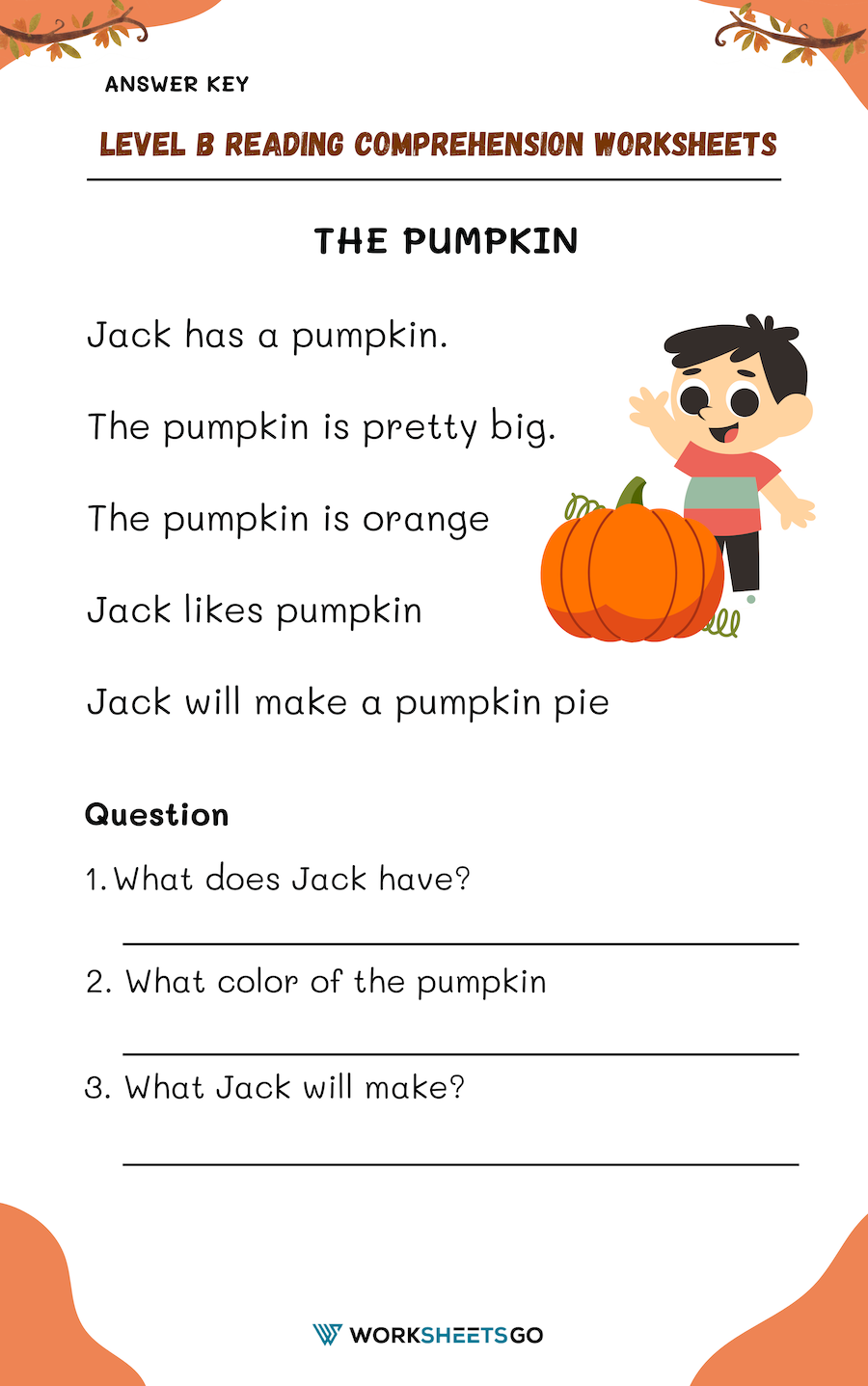 2nd Grade Level Reading Comprehension Worksheets
