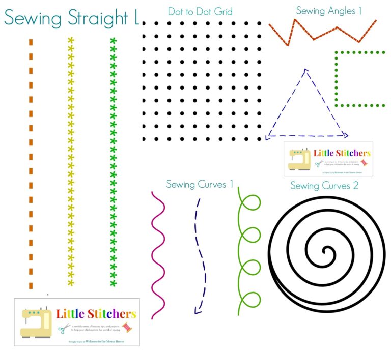 Little Stitchers Week 2 Printable Pack Welcometothemousehouse