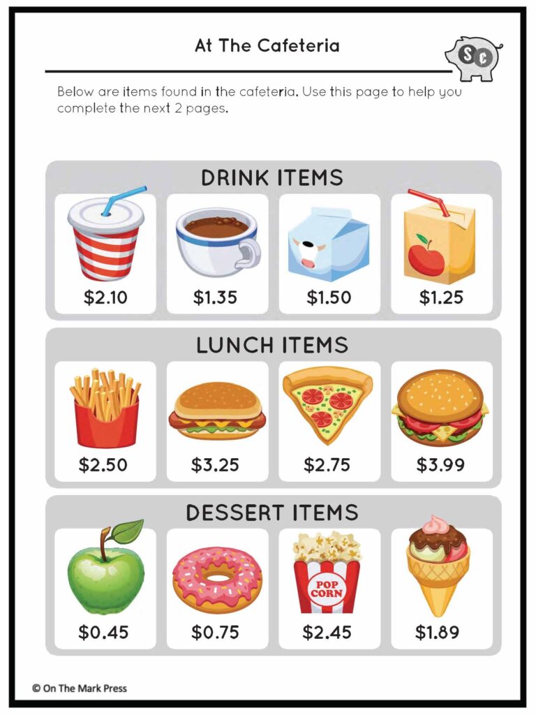 Making Change To 10 With Canadian Money 4 Worksheets Grades 3 4 