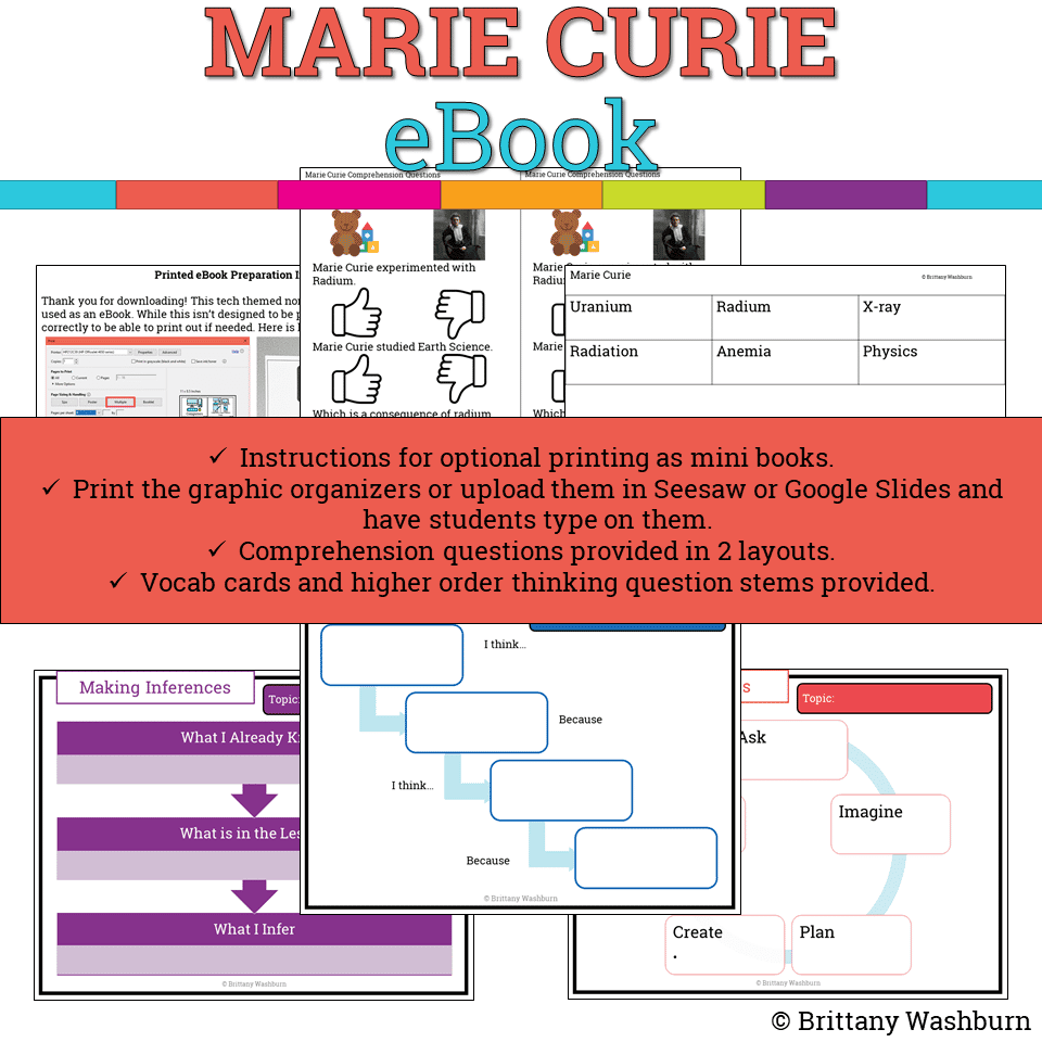 Brittney Marie Reading Comprehension Worksheets