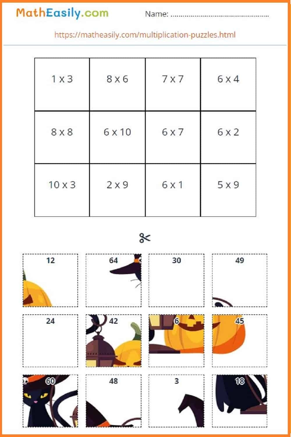 Halloween Worksheets 3rd Grade Free Printable