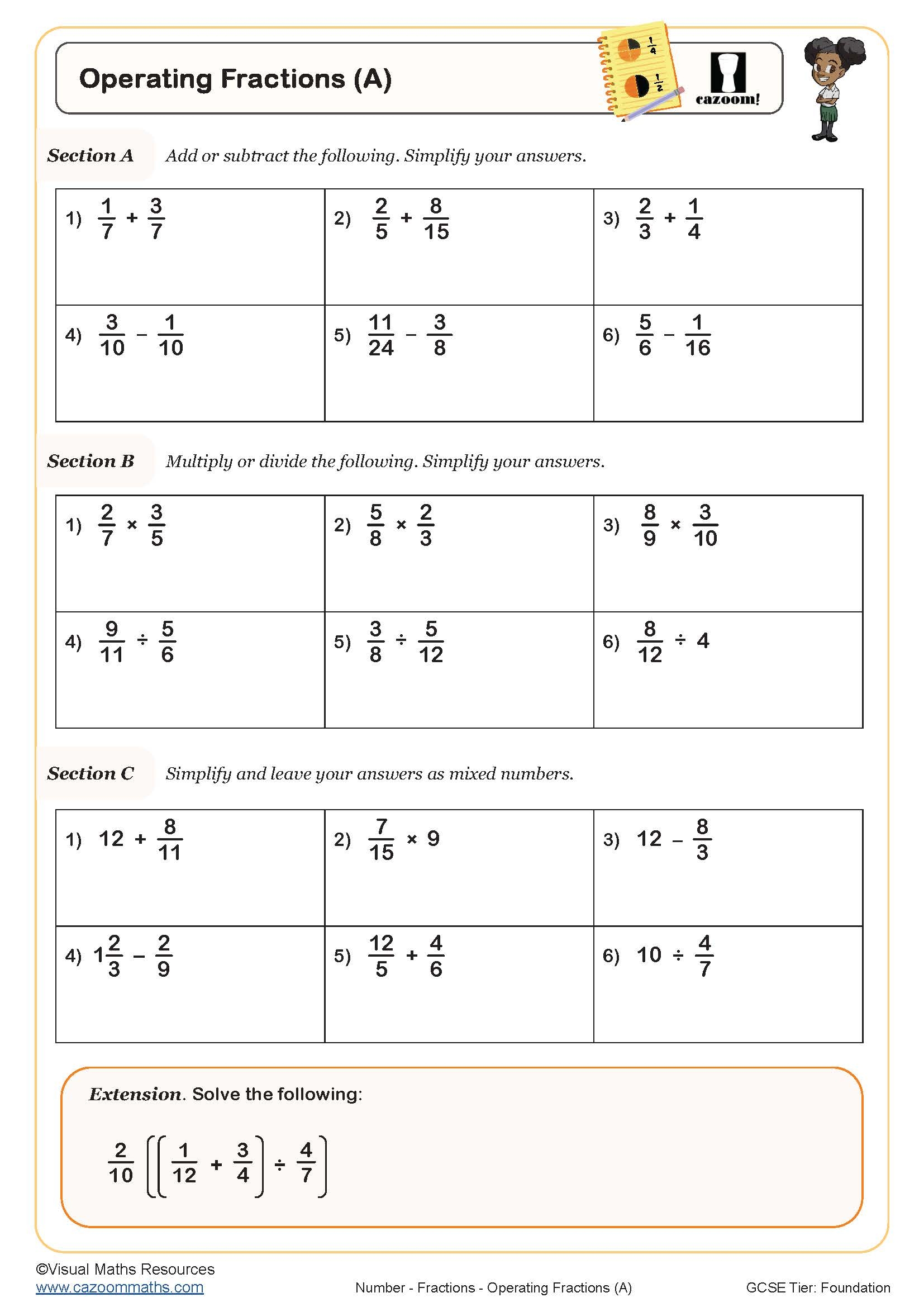 Gcse Maths Worksheets Free Printable Ks4