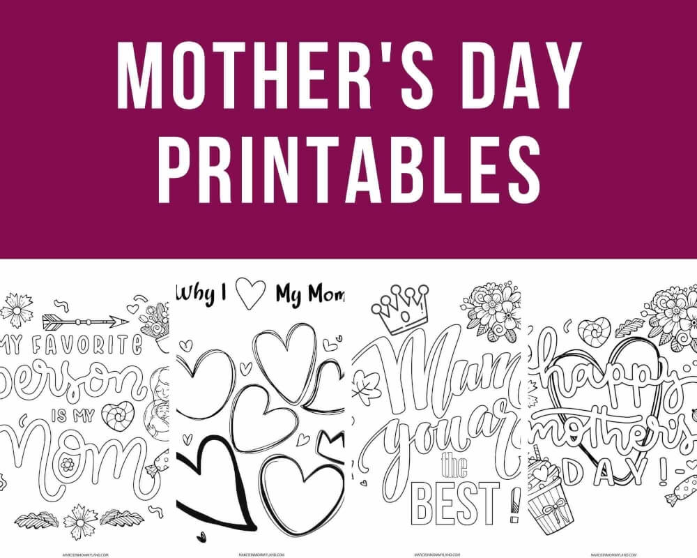 Free Printable Mother's Day Worksheet