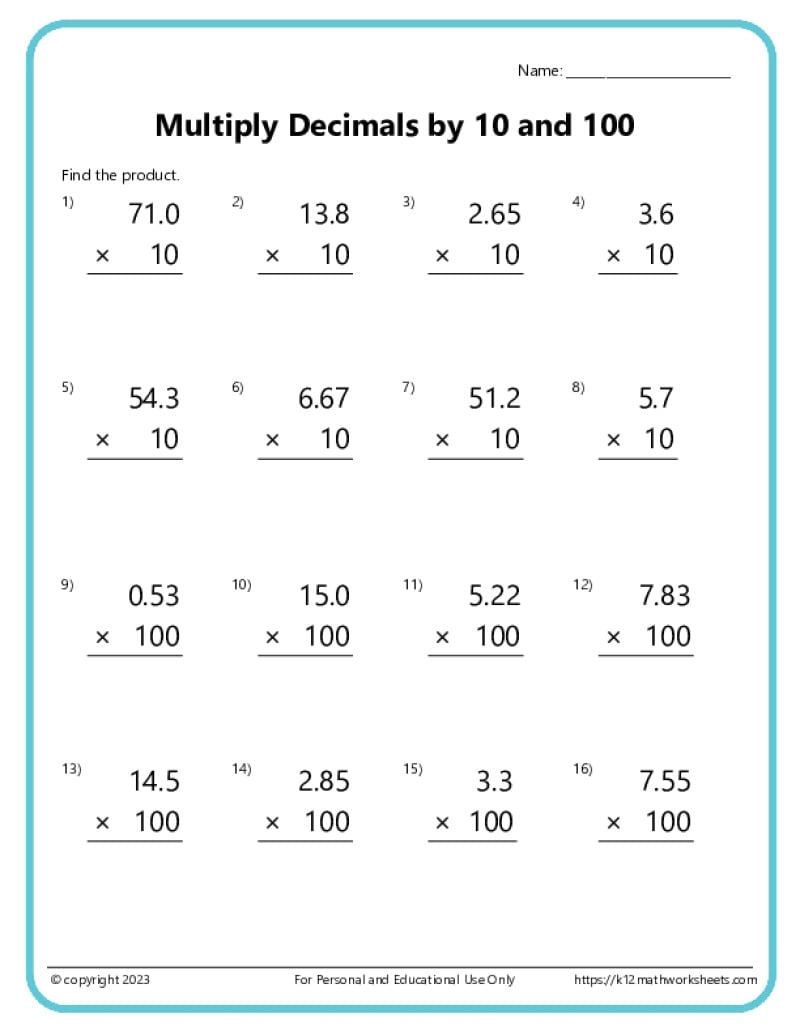 Multiplication Worksheets K12 Math Worksheets