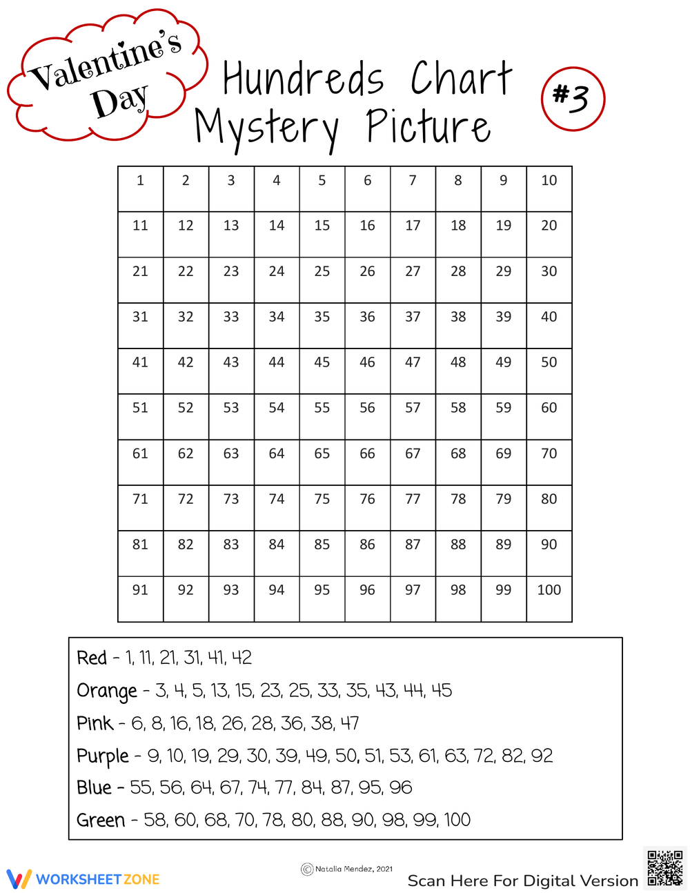Mystery Picture Worksheets 2025