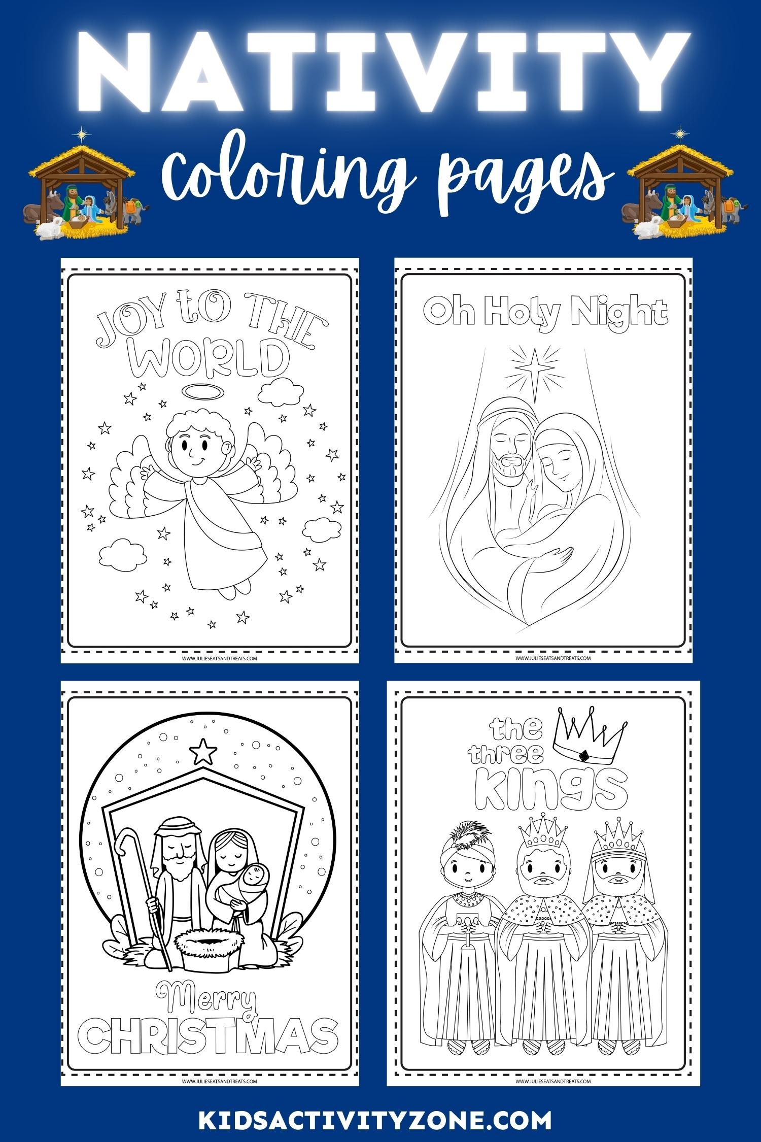 Free Nativity Worksheets Printables