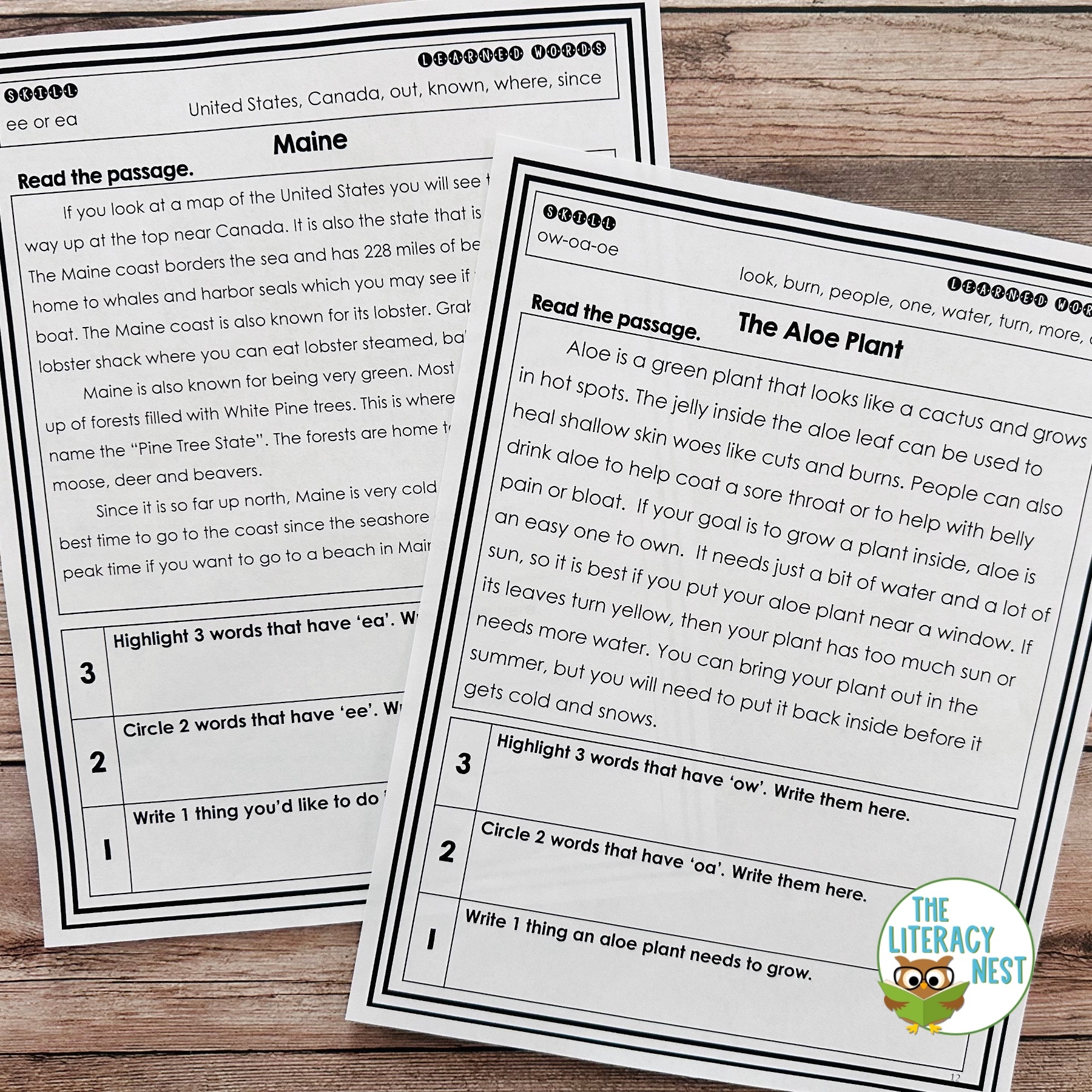 Nonfiction Decodable Passages For Spelling Generalizations The Literacy Nest