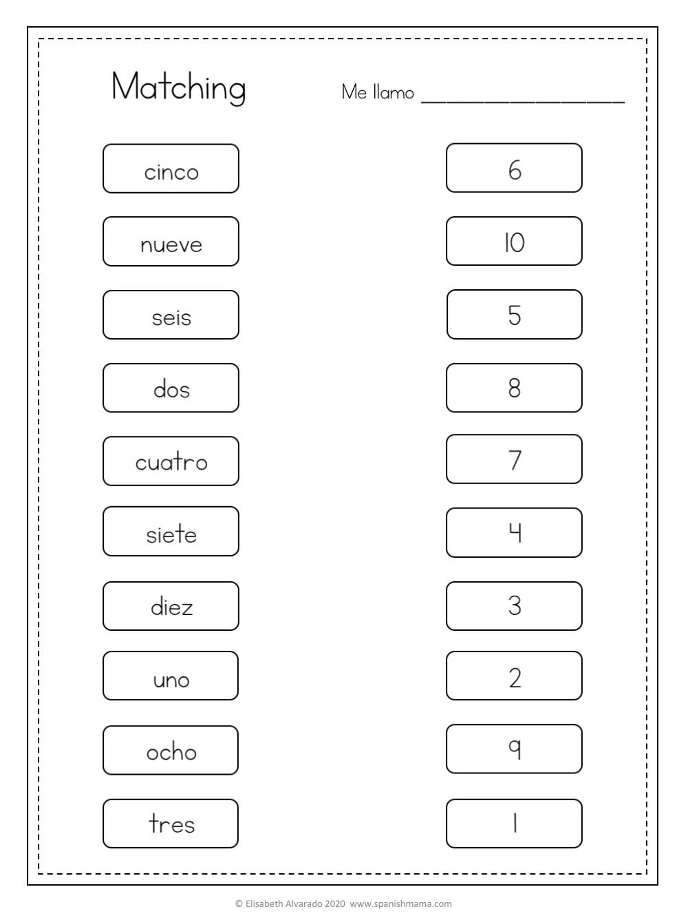 Numbers In Spanish Worksheets And How To Count 1 1000 Worksheets Library