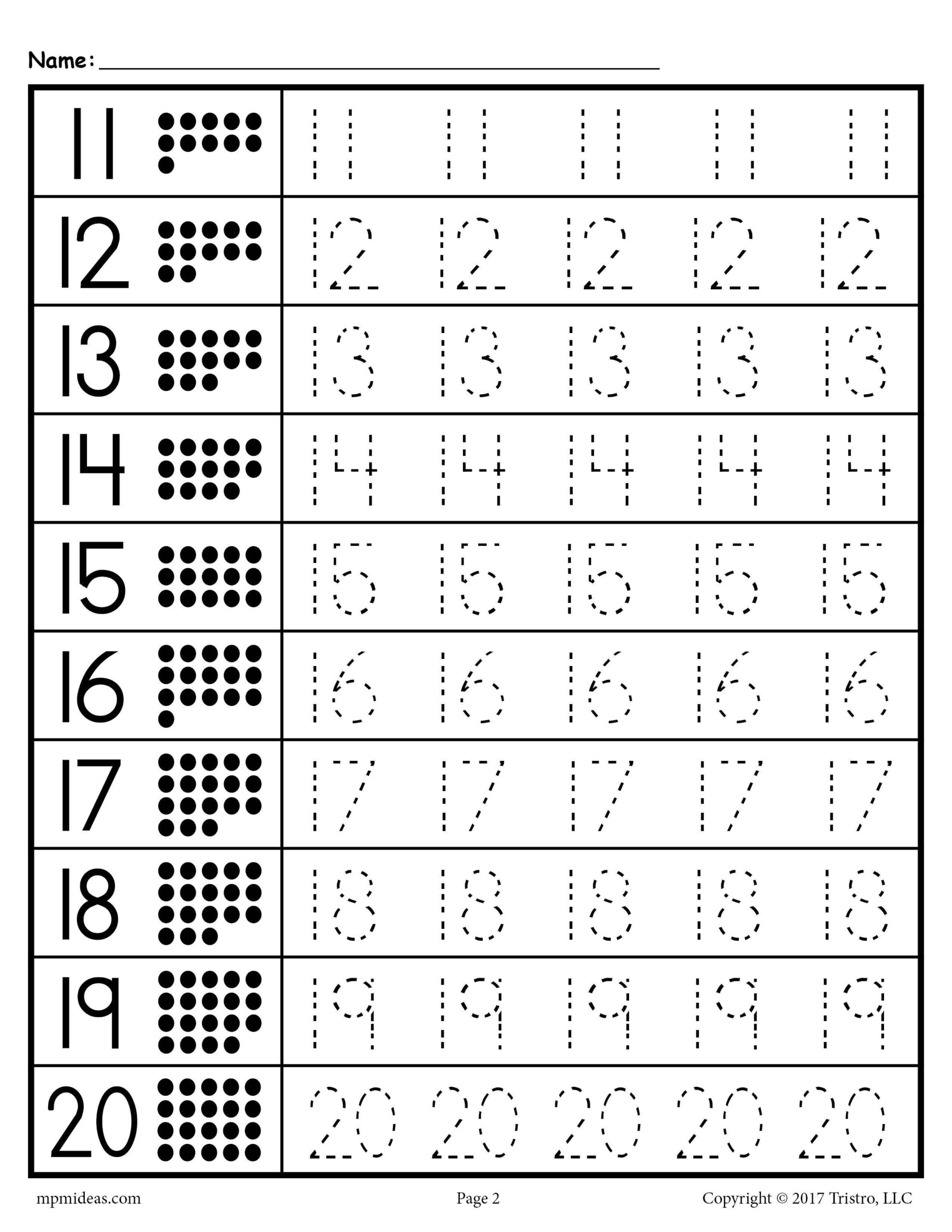 Numbers In Words 1 20 Two Worksheets FREE Printable Worksheets Library