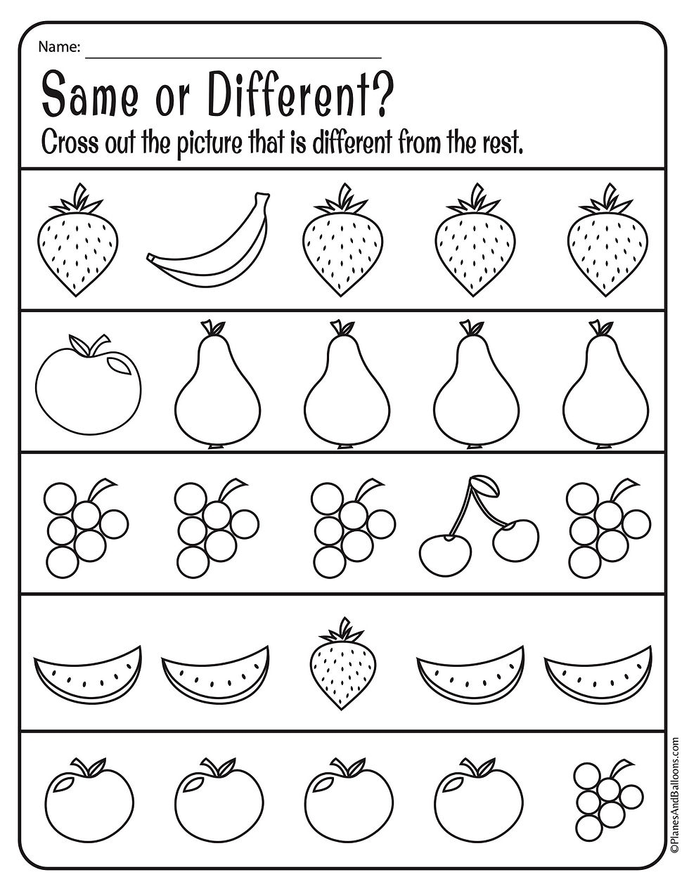 Free Printable Preschhool Worksheets