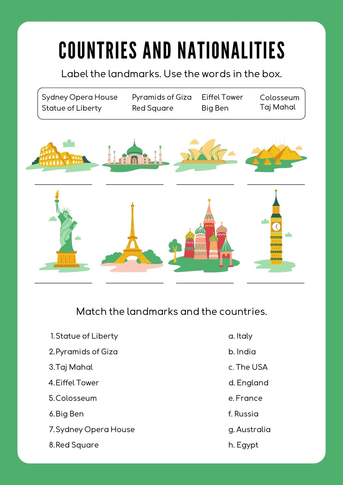 Page 17 Free Printable Customizable English Worksheet Templates Canva