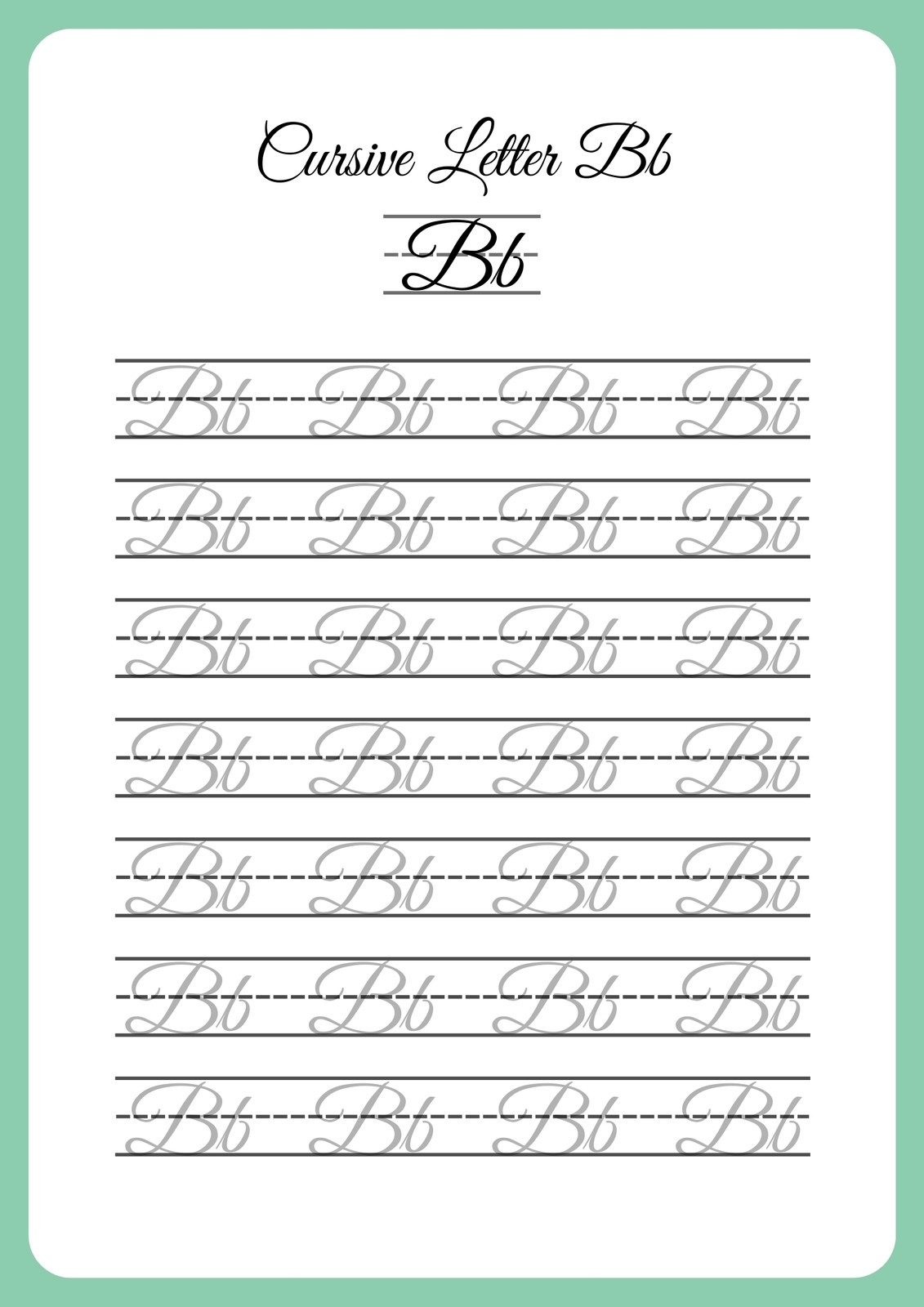 Page 2 Free Custom Printable Handwriting Worksheet Templates Canva